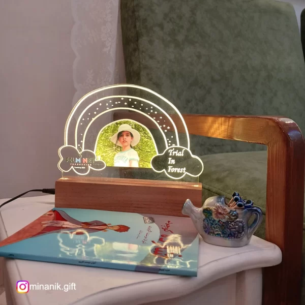 چاپ عکس روی چراغ خواب